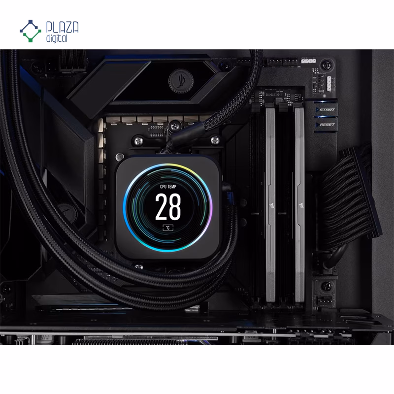 رم کامپیوتر DDR5 کورسیر مدل VENGEANCE AMD EXPO تک کاناله 5200 مگاهرتز CL40 ظرفیت 16 گیگابایت پلازا دیجیتال