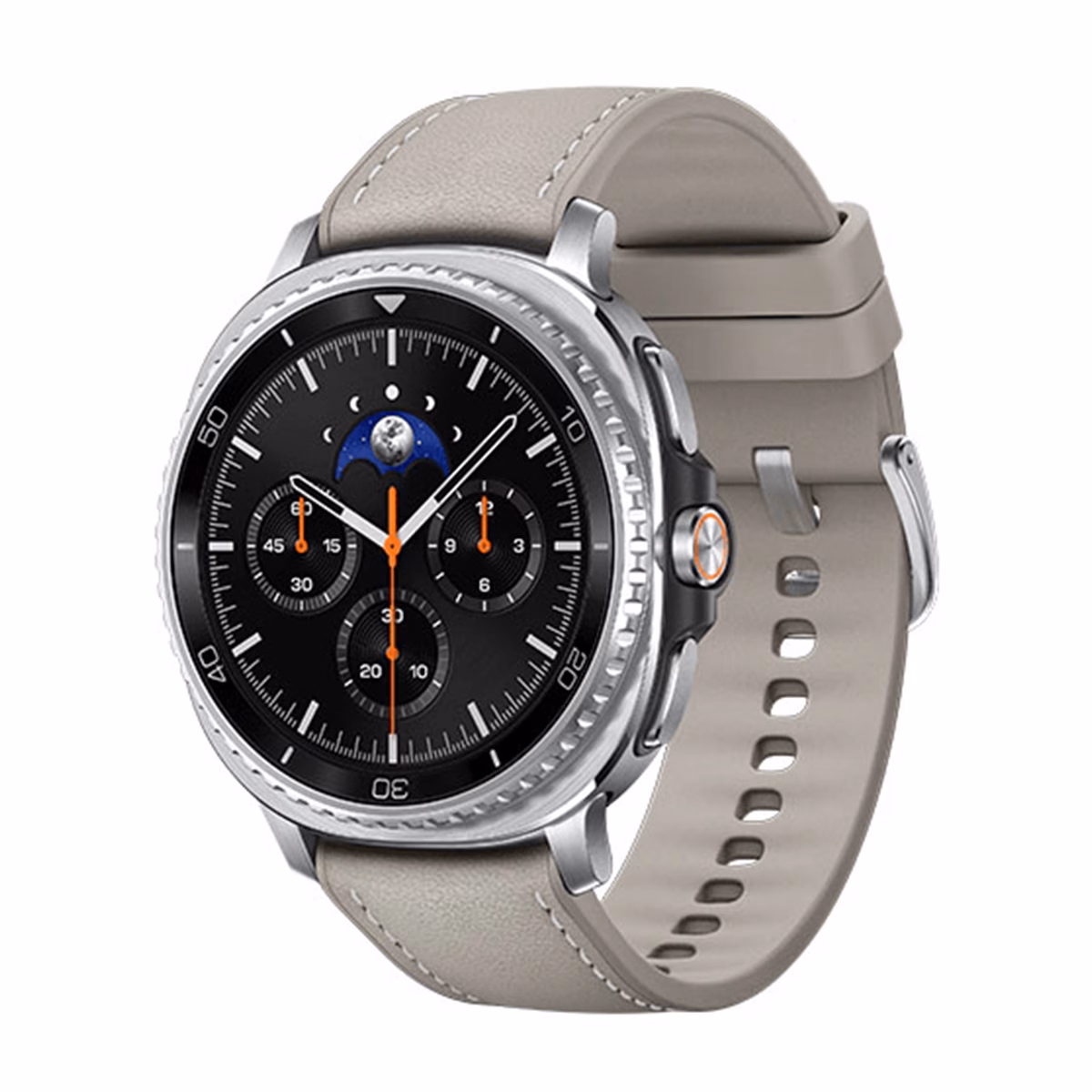 ساعت هوشمند سامسونگ مدل Galaxy Watch 8 Classic 46mm بدنه مشکی بند خاکستری پلازادیجیتال