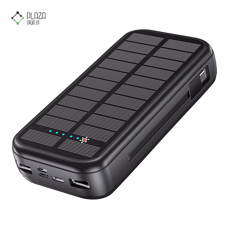 پاوربانک گرین لاین مدل PD2OW Solar 2 ظرفیت 16000 میلی آمپر ساعت پلازادیجیتال