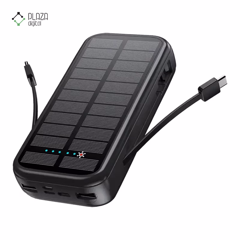 پاوربانک گرین لاین مدل PD2OW Solar 2 ظرفیت 16000 میلی آمپر ساعت پلازادیجیتال