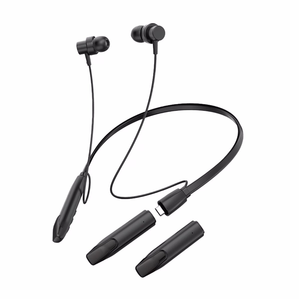 هندزفری بلوتوثی گرین لاین مدل Sevilla Wireless Neck Band مشکی پلازادیجیتال