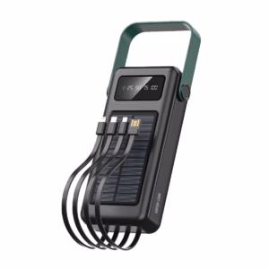 پاوربانک گرین لاین مدل Solar max ظرفیت 30000 میلی آمپر ساعت مشکی پلازادیجیتال