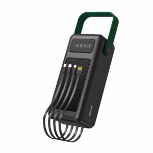پاوربانک گرین لاین مدل Solar max ظرفیت 50000 میلی آمپر ساعت مشکی پلازادیجیتال