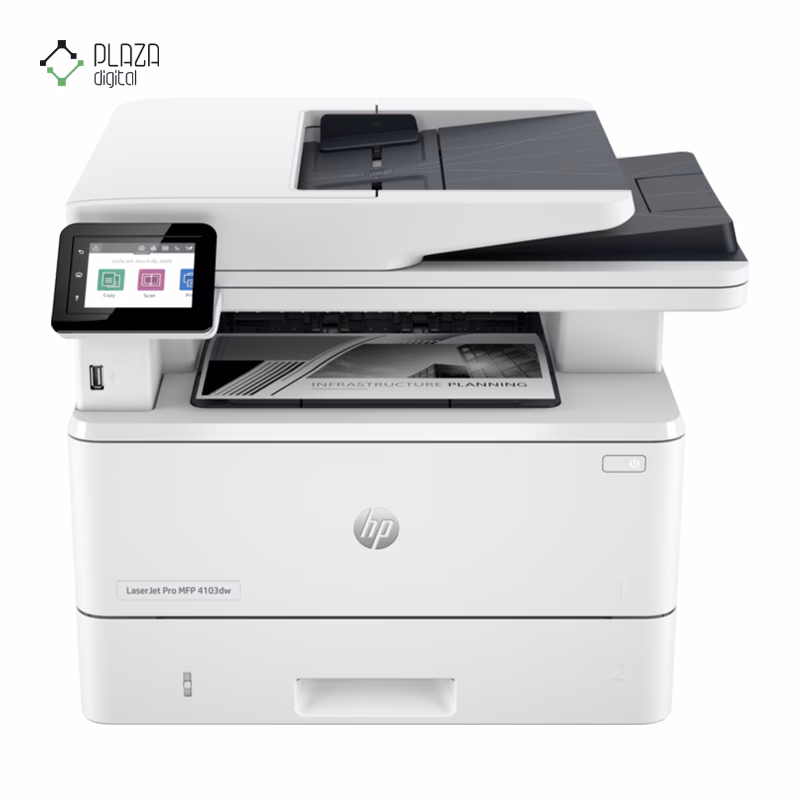 پرینتر چندکاره لیزری اچ پی مدل MFP 4103dw پلازادیجیتال