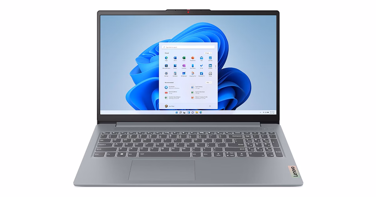 لپ تاپ لنوو 15.6 اینچی مدل IdeaPad Slim 3 R3 7320U 8GB 256GB SSD Radeon 610M