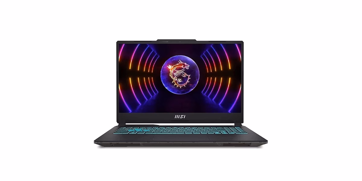 بهترین لپ تاپ گیمینگ تا 100 میلیون 9 MSI-Cyborg-15-A13VEK-i7-13620H-64GB-RAM-1TB-SSD-RTX4050-Black-PlazaDigital