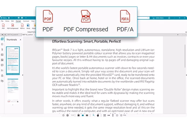 استخراج متن از عکس با Readiris PDF