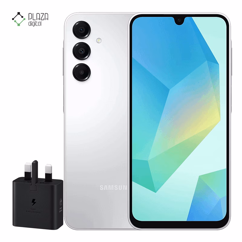 گوشی موبایل سامسونگ مدل Galaxy A16 4G ظرفیت 128 گیگابایت رم 6 گیگابایت – ویتنام همراه شارژر 25 وات سامسونگ پلازادیجیتال
