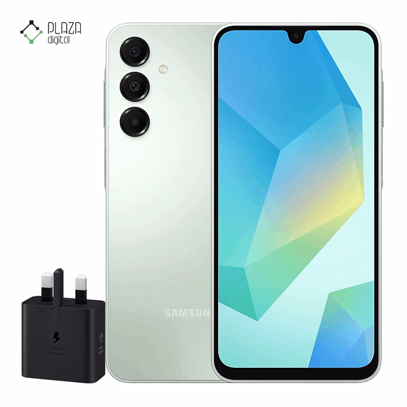 گوشی موبایل سامسونگ مدل Galaxy A16 4G ظرفیت 128 گیگابایت رم 6 گیگابایت – ویتنام همراه شارژر 25 وات سامسونگ پلازادیجیتال