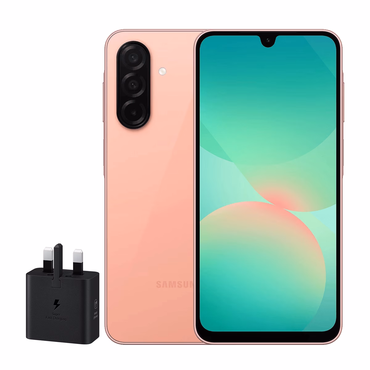 گوشی موبایل سامسونگ مدل Galaxy A26 ظرفیت 128 گیگابایت رم 6 گیگابایت - ویتنام همراه شارژر 25 وات سامسونگ صورتی پلازادیجیتال