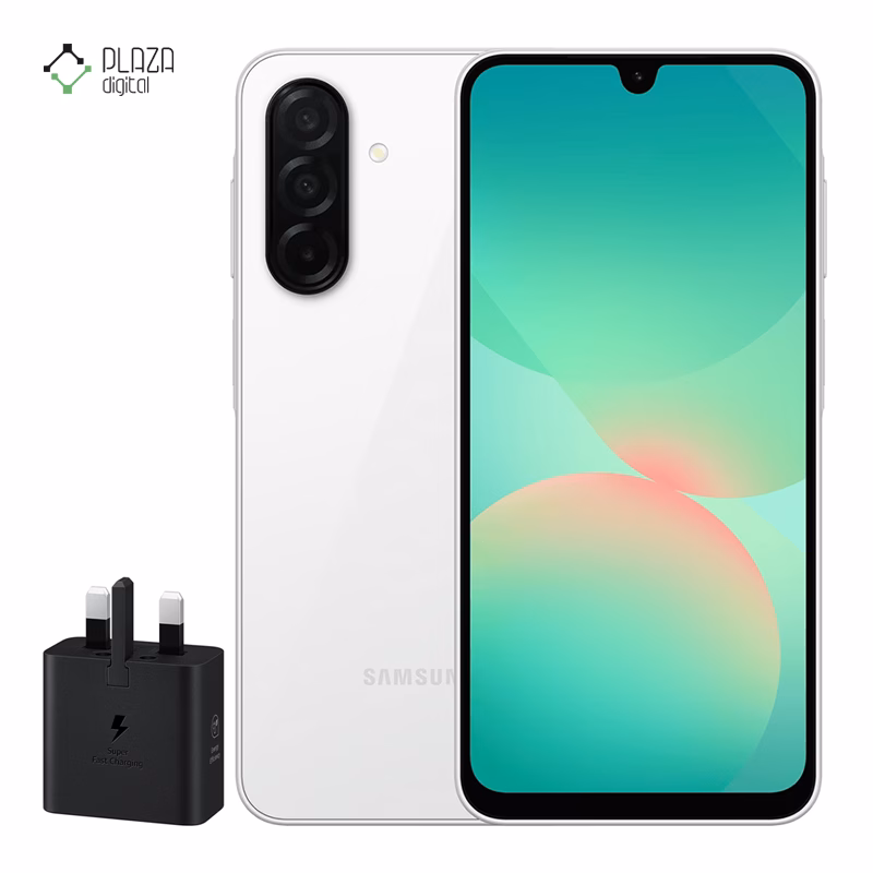 گوشی موبایل سامسونگ مدل Galaxy A26 ظرفیت 128 گیگابایت رم 6 گیگابایت - ویتنام همراه شارژر 25 وات سامسونگ پلازادیجیتال
