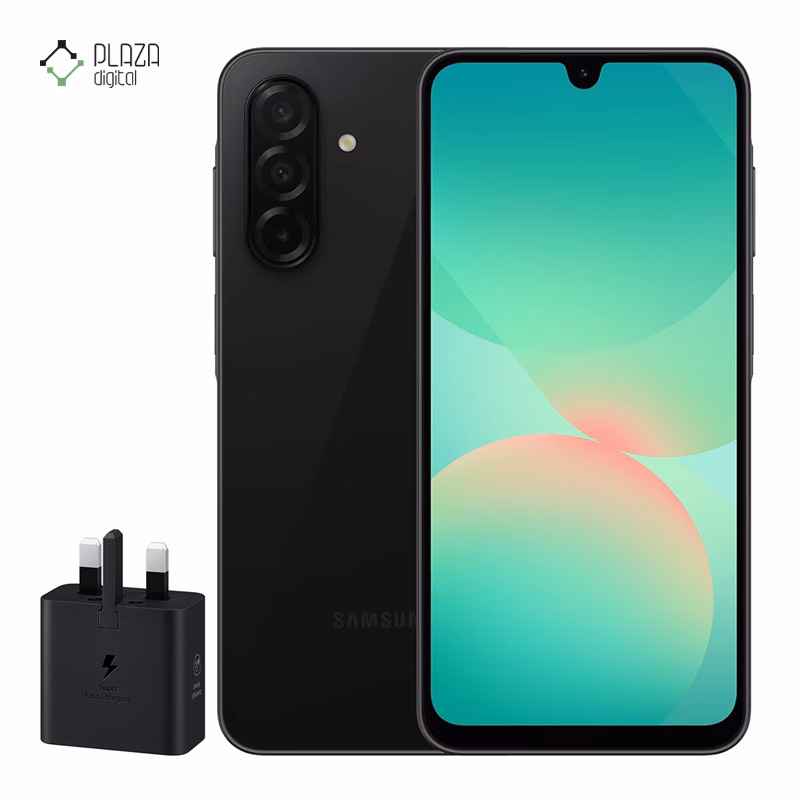 گوشی موبایل سامسونگ مدل Galaxy A26 ظرفیت 128 گیگابایت رم 6 گیگابایت - ویتنام همراه شارژر 25 وات سامسونگ پلازادیجیتال