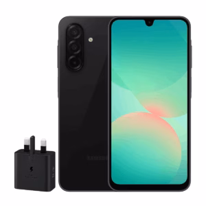 گوشی موبایل سامسونگ مدل Galaxy A26 ظرفیت 256 گیگابایت رم 8 گیگابایت - ویتنام همراه شارژر 25 وات سامسونگ مشکی پلازادیجیتال