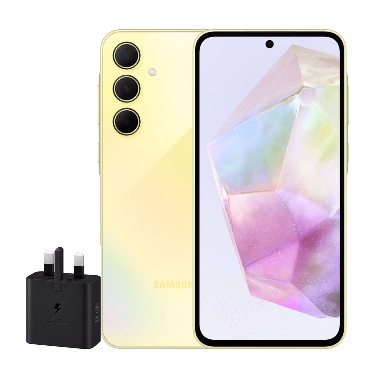 گوشی موبایل سامسونگ مدل Galaxy A35 ظرفیت 256 گیگابایت رم 8 گیگابایت – ویتنام همراه شارژر 25 وات سامسونگ لیمویی پلازادیجیتال