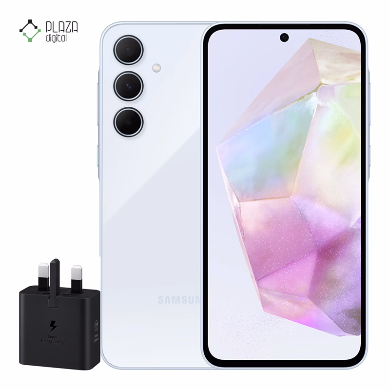 گوشی موبایل سامسونگ مدل Galaxy A35 ظرفیت 256 گیگابایت رم 8 گیگابایت – ویتنام همراه شارژر 25 وات سامسونگ پلازادیجیتال
