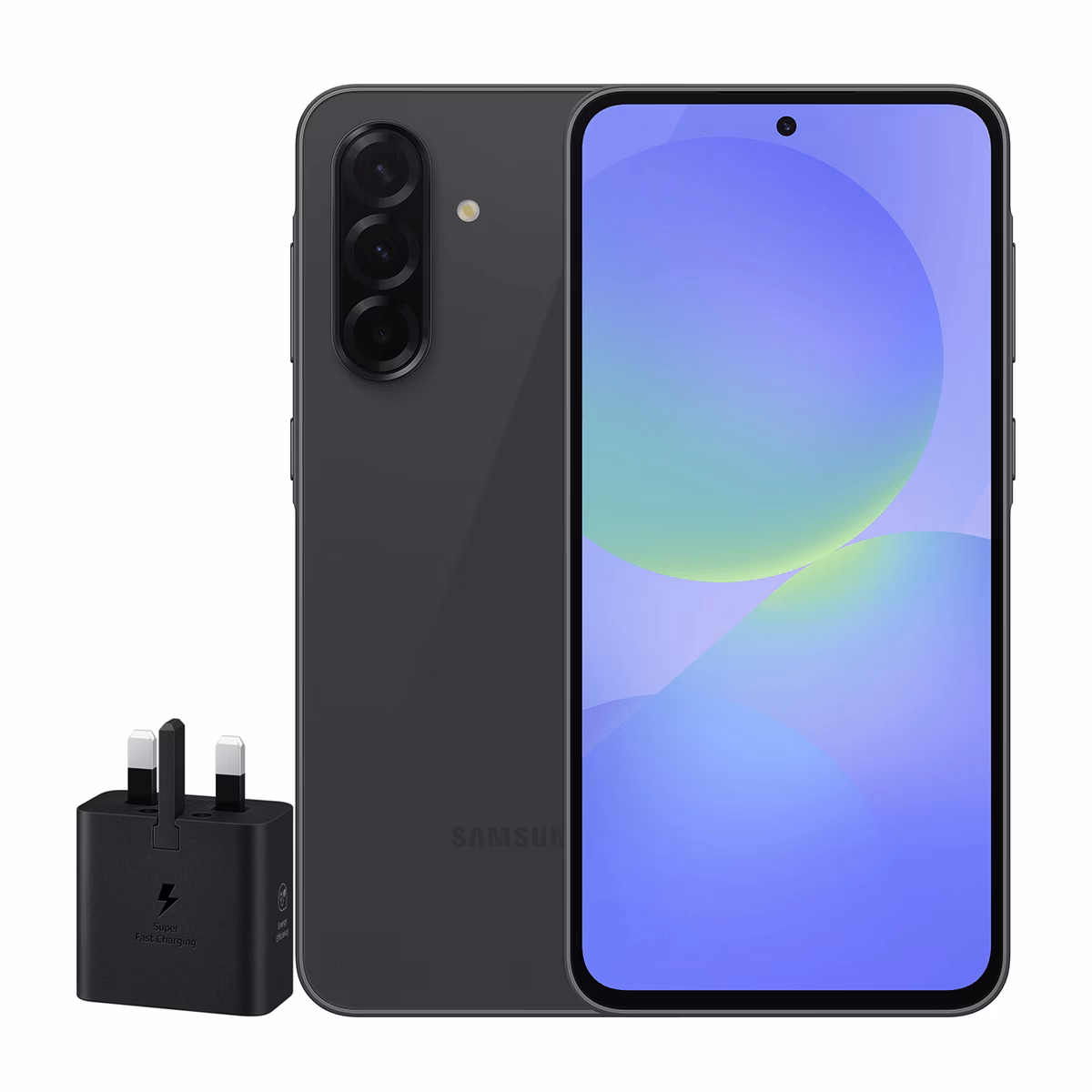 گوشی موبایل سامسونگ مدل Galaxy A36 ظرفیت 128 گیگابایت رم 8 گیگابایت – ویتنام همراه شارژر 25 وات سامسونگ مشکی پلازادیجیتال