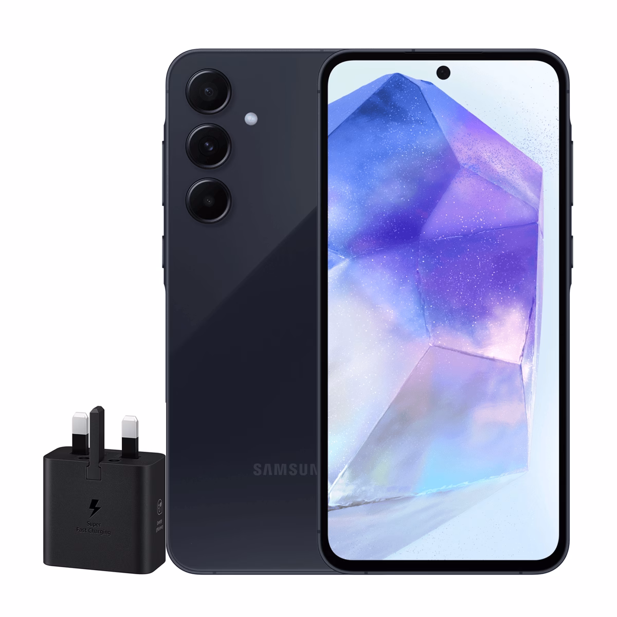 گوشی موبایل سامسونگ مدل Galaxy A55 ظرفیت 128 گیگابایت رم 8 گیگابایت – ویتنام همراه شارژر 25 وات سامسونگ صورتی پلازادیجیتال