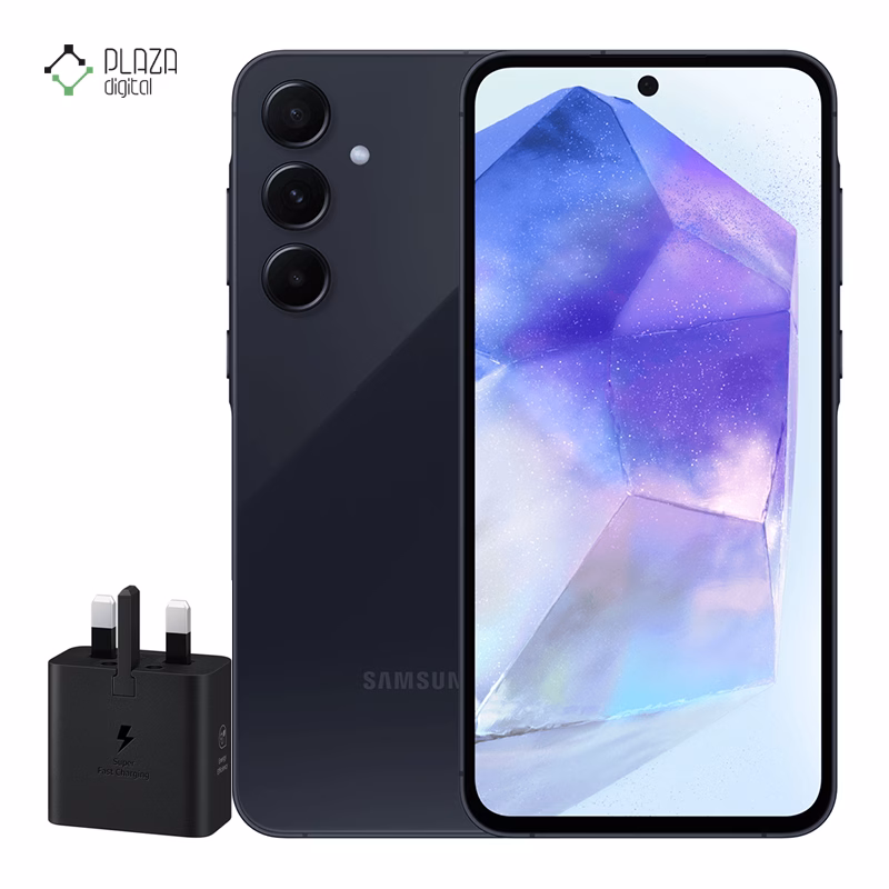 گوشی موبایل سامسونگ مدل Galaxy A55 ظرفیت 128 گیگابایت رم 8 گیگابایت – ویتنام همراه شارژر 25 وات سامسونگ پلازادیجیتال