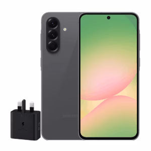گوشی موبایل سامسونگ مدل Galaxy A56 ظرفیت 128 گیگابایت رم 8 گیگابایت - ویتنام همراه شارژر 25 وات سامسونگ خاکستری تیره پلازادیجیتال