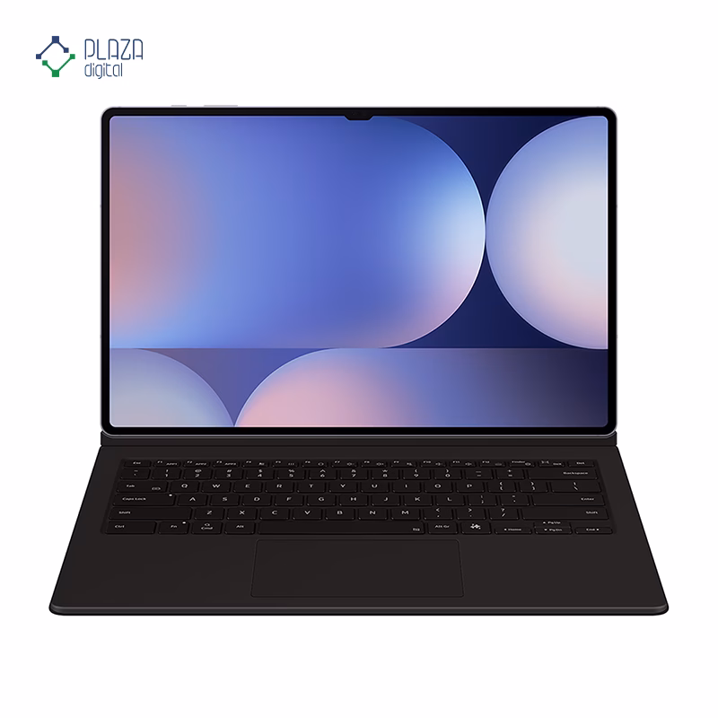 کیف کلاسوری کیبورد دار سامسونگ مدل Book Cover Keyboard مناسب برای تبلت Galaxy Tab S10 Ultra رنگ مشکی پلازا دیجیتال