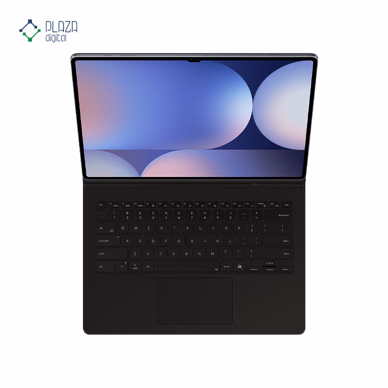 کیف کلاسوری کیبورد دار سامسونگ مدل Book Cover Keyboard مناسب برای تبلت Galaxy Tab S10 Ultra رنگ مشکی پلازا دیجیتال