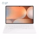 کیف کلاسوری کیبورد دار سامسونگ مدل Book Cover Keyboard مناسب برای تبلت Galaxy Tab S10 Ultra رنگ سفید پلازا دیجیتال