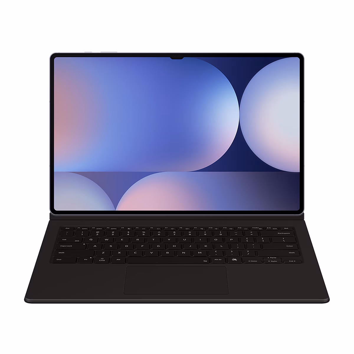 کیف کلاسوری کیبورد دار سامسونگ مدل Book Cover Keyboard مناسب برای تبلت Galaxy Tab S10 Ultra رنگ مشکی پلازا دیجیتال