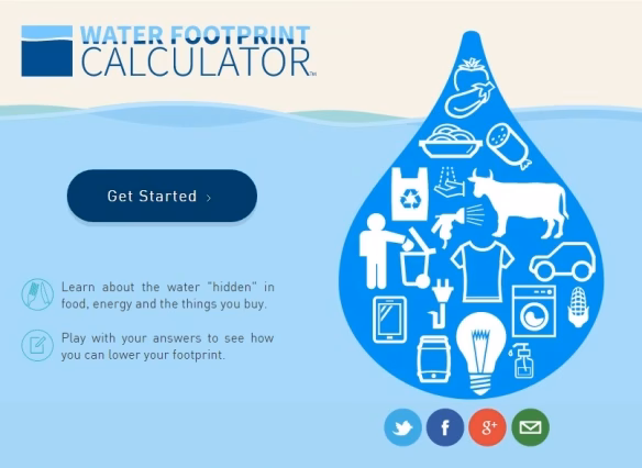 اپلیکیشن Water Use Calculator – ماشین‌حساب مصرف آب