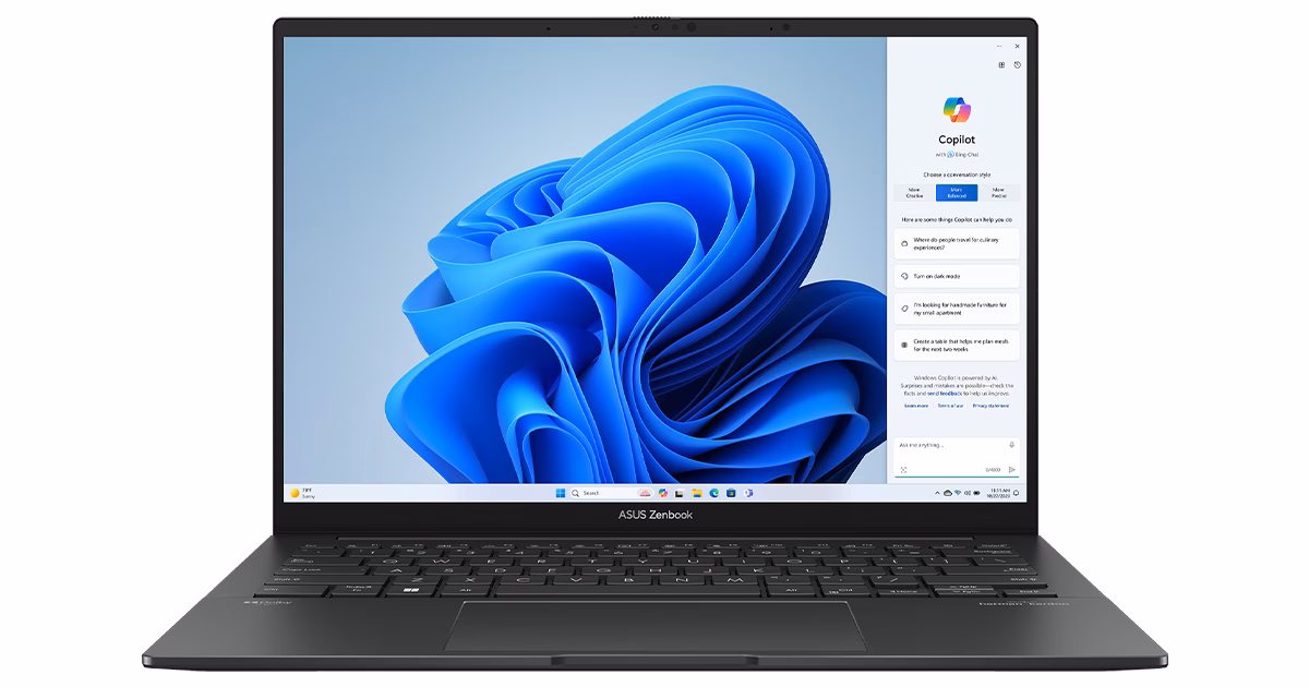لپ تاپ ایسوس 14 اینچی مدل Zenbook 14 OLED Q415MA Ultra 5 125H 8GB 512GB Arc
