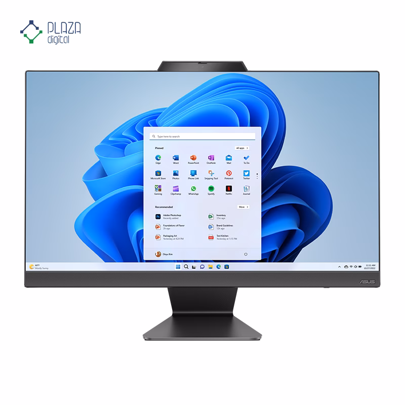 کامپیوتر All in One ایسوس 23.8 اینچی مدل A3402WVAK Core 5 120U 8GB 512GB رنگ مشکی پلازا دیجیتال
