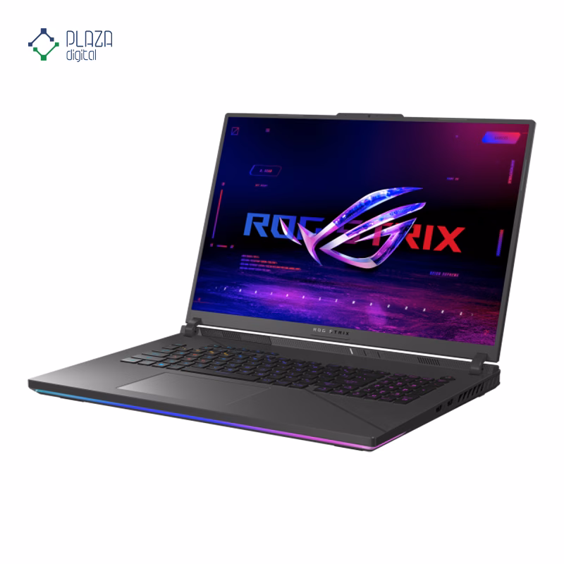 نمای سمت چپ لپ تاپ ایسوس 18 اینچی مدل ROG Strix G18 G814JIR i9 14900HX 16GB 512GB RTX4070 پلازا دیجیتال