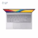 نمای کیبورد لپ تاپ ایسوس 15.6 اینچی مدل VivoBook 15 F1504VA i5 1334U 8GB 512GB UHD رنگ نقره ای پلازا دیجیتال