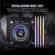 رم کامپیوتر DDR5 کورسیر مدل DOMINATOR TITANIUM RGB دو کاناله 8000 مگاهرتز CL38 ظرفیت 48 گیگابایت پلازا دیجیتال