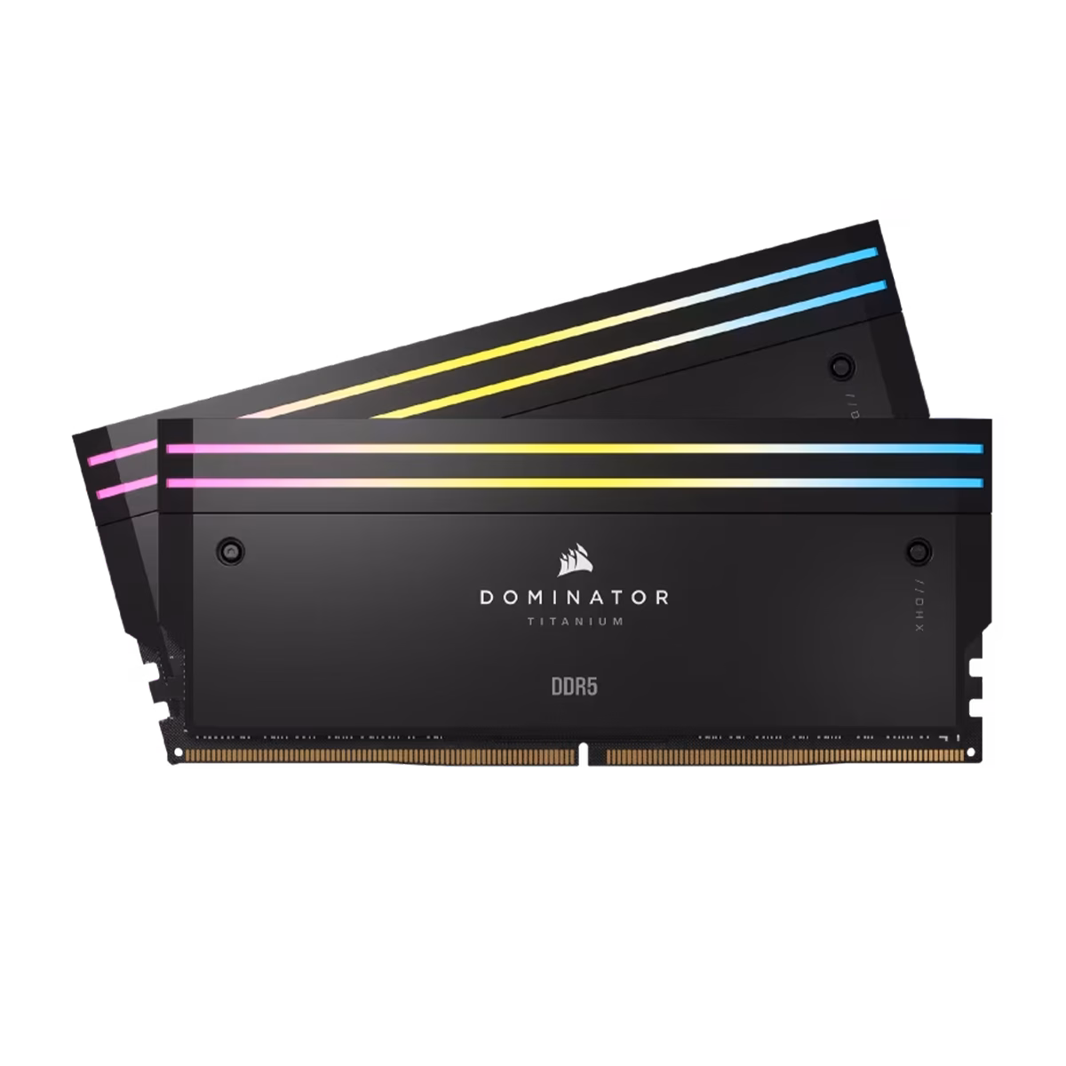 رم کامپیوتر DDR5 کورسیر مدل DOMINATOR TITANIUM RGB دو کاناله 7000 مگاهرتز CL40 ظرفیت 96 گیگابایت پلازا دیجیتال