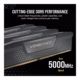 رم کامپیوتر DDR5 کورسیر مدل VENGEANCE دو کاناله 6000 مگاهرتز CL40 ظرفیت 64 گیگابایت پلازا دیجیتال
