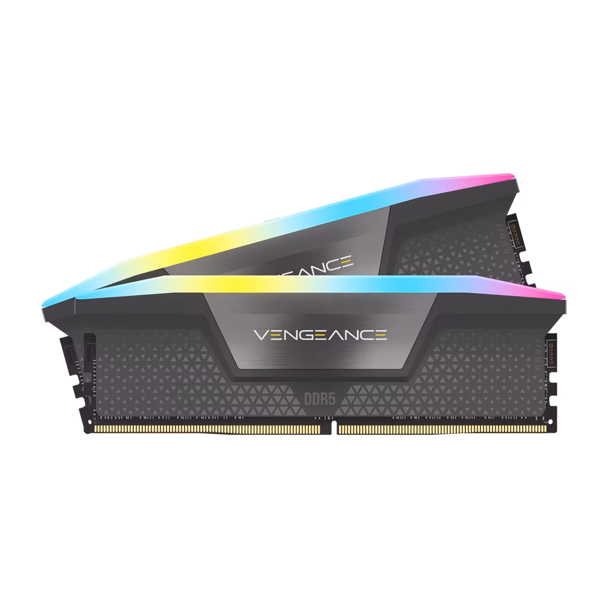 رم کامپیوتر DDR5 کورسیر مدل VENGEANCE RGB AMD EXPO دو کاناله 5600 مگاهرتز CL40 ظرفیت 32 گیگابایت پلازا دیجیتال
