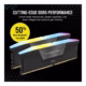 رم کامپیوتر DDR5 کورسیر مدل VENGEANCE RGB دو کاناله 7000 مگاهرتز CL36 ظرفیت 48 گیگابایت پلازا دیجیتال
