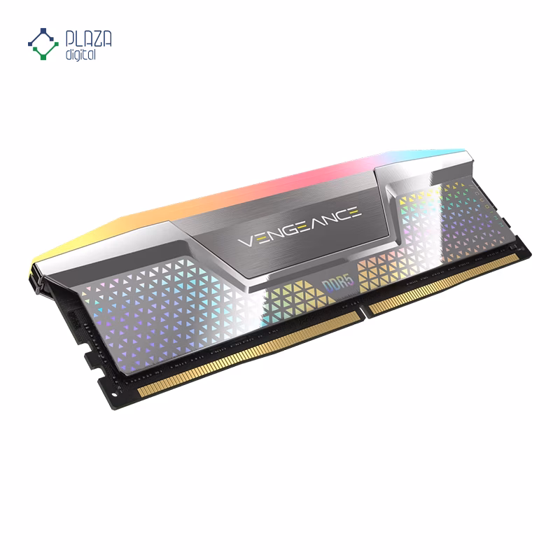 رم کامپیوتر DDR5 کورسیر مدل VENGEANCE RGB دو کاناله 8200 مگاهرتز CL40 ظرفیت 48 گیگابایت پلازا دیجیتال