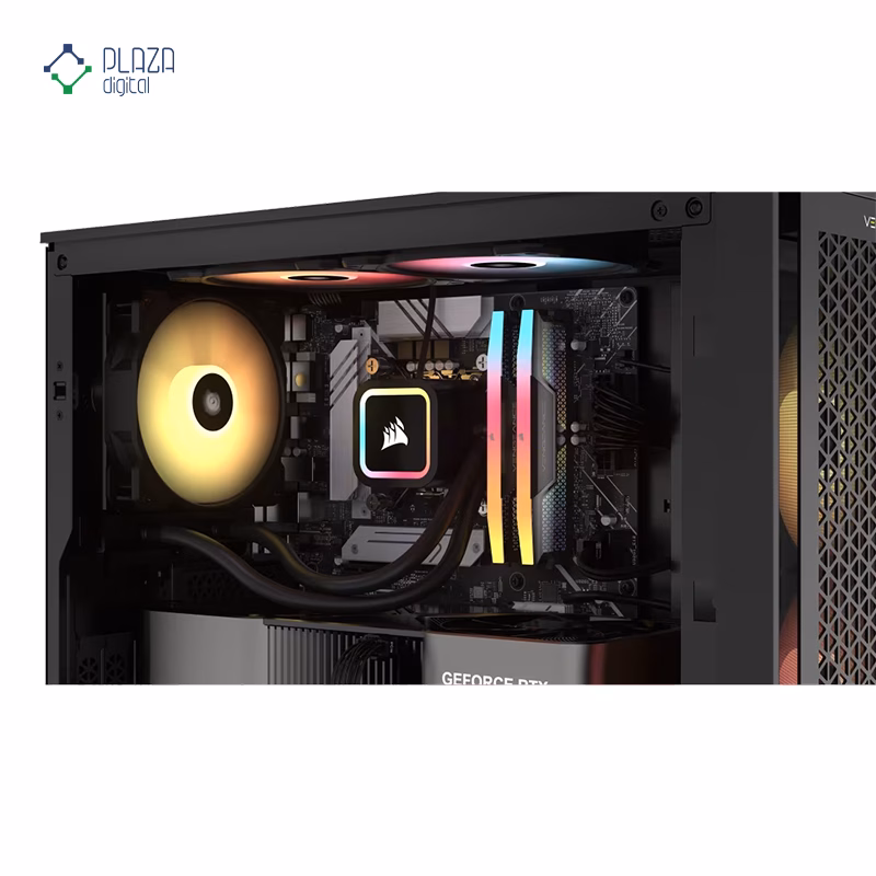 رم کامپیوتر DDR5 کورسیر مدل VENGEANCE RGB دو کاناله 8200 مگاهرتز CL40 ظرفیت 48 گیگابایت پلازا دیجیتال