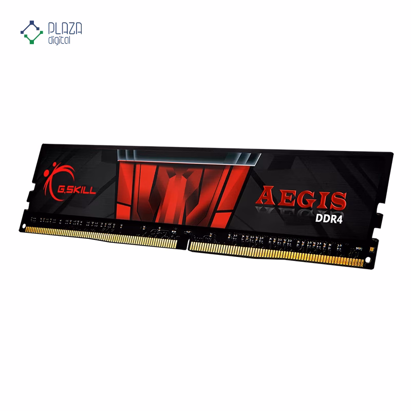 رم کامپیوتر DDR4 جی اسکیل مدل Aegis تک کاناله 2666 مگاهرتز CL19 ظرفیت 16 گیگابایت پلازا دیجیتال