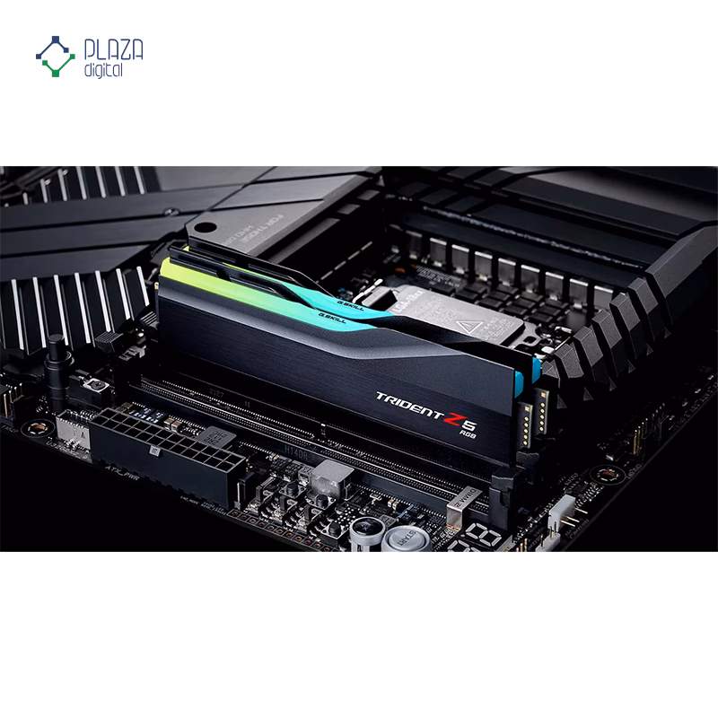 رم کامپیوتر DDR5 جی اسکیل مدل Trident Z5 RGB دو کاناله 6000 مگاهرتز CL36 ظرفیت 32 گیگابایت پلازا دیجیتال