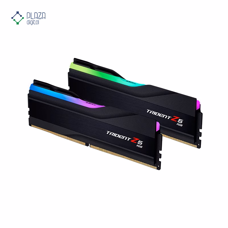 رم کامپیوتر DDR5 جی اسکیل مدل Trident Z5 RGB دو کاناله 6400 مگاهرتز CL32 ظرفیت 64 گیگابایت پلازا دیجیتال