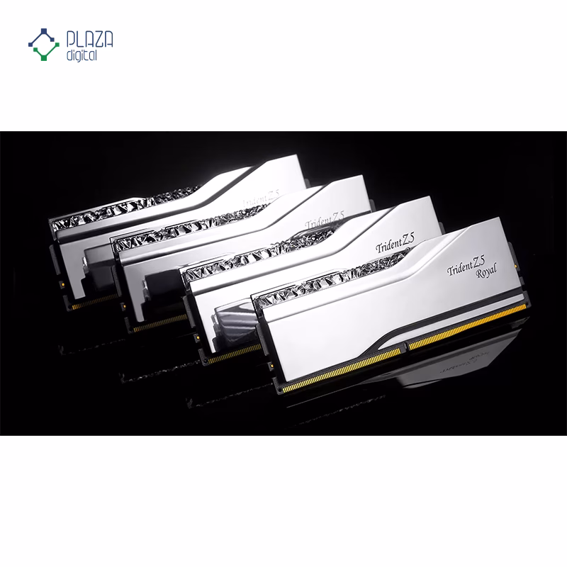 رم کامپیوتر DDR5 جی اسکیل مدل Trident Z5 Royal دو کاناله 6400 مگاهرتز CL32 ظرفیت 32 گیگابایت پلازا دیجیتال