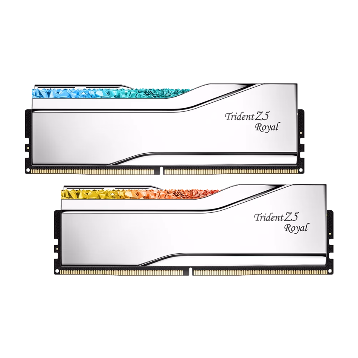 رم کامپیوتر DDR5 جی اسکیل مدل Trident Z5 Royal دو کاناله 7200 مگاهرتز CL34 ظرفیت 32 گیگابایت پلازا دیجیتال