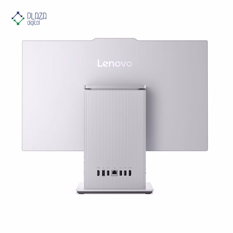 نمای پشت کامپیوتر All in One لنوو 23.8 اینچی مدل IdeaCentre AIO 24IRH9 A390 i3 1315U 8GB 512GB رنگ نقره ای پلازا دیجیتال