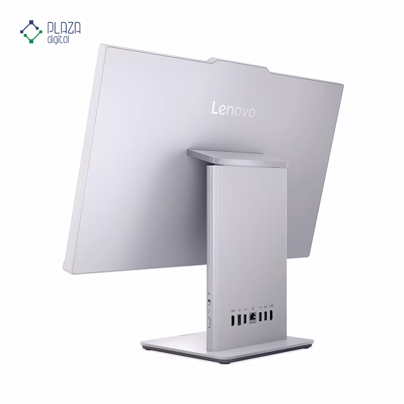 نمای پشت کامپیوتر All in One لنوو 23.8 اینچی مدل IdeaCentre AIO 24IRH9 A390 i3 1315U 8GB 512GB رنگ نقره ای پلازا دیجیتال