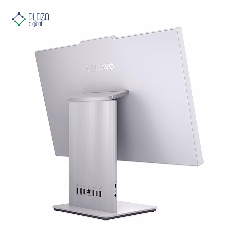 نمای پشت کامپیوتر All in One لنوو 23.8 اینچی مدل IdeaCentre AIO 24IRH9 A390 i3 1315U 8GB 512GB رنگ نقره ای پلازا دیجیتال