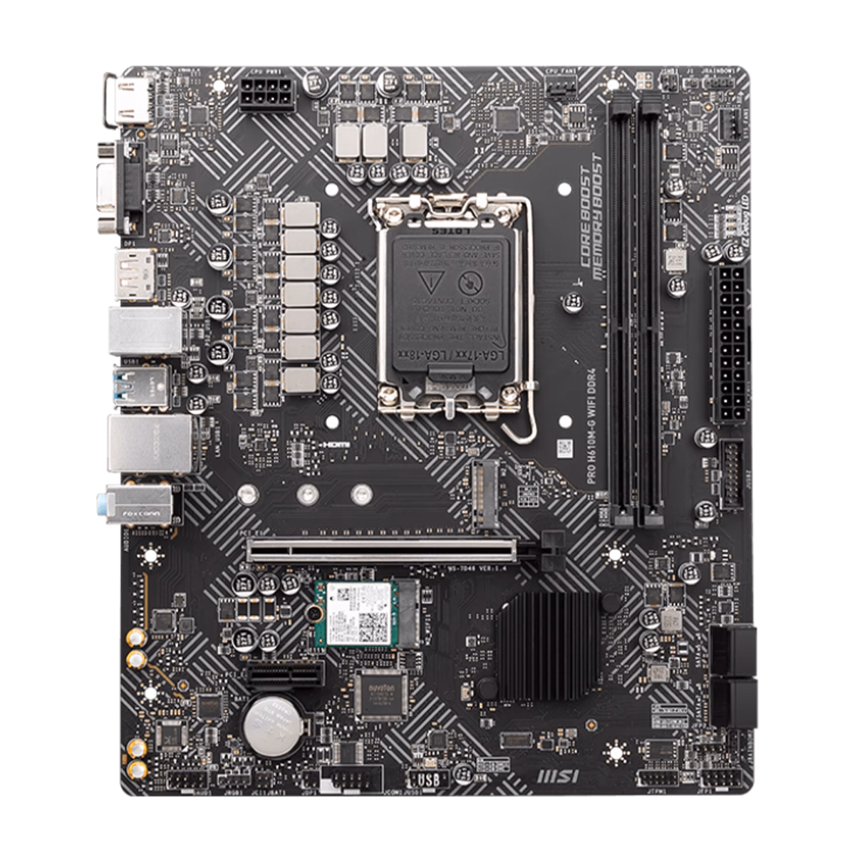 مادربرد ام اس آی مدل PRO H610M-G WIFI DDR4 پلازا دیجیتال