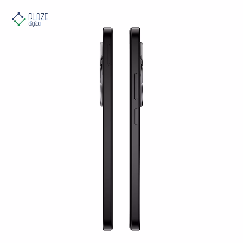 نمای کنار گوشی موبایل پوکو مدل M7 5G ظرفیت 128 گیگابایت رم 6 گیگابایت رنگ مشکی پلازا دیجیتال