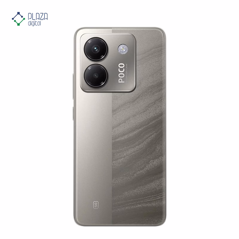 نمای پشت گوشی موبایل پوکو مدل M7 Pro 5G ظرفیت 512 گیگابایت رم 12 گیگابایت رنگ نقره ای پلازا دیجیتال